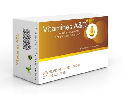 Nutritic Vitamines A& D 60tabl