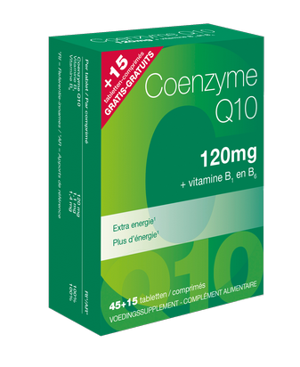 Coenzyme Q10 120mg 45tabl+15tabl gratis